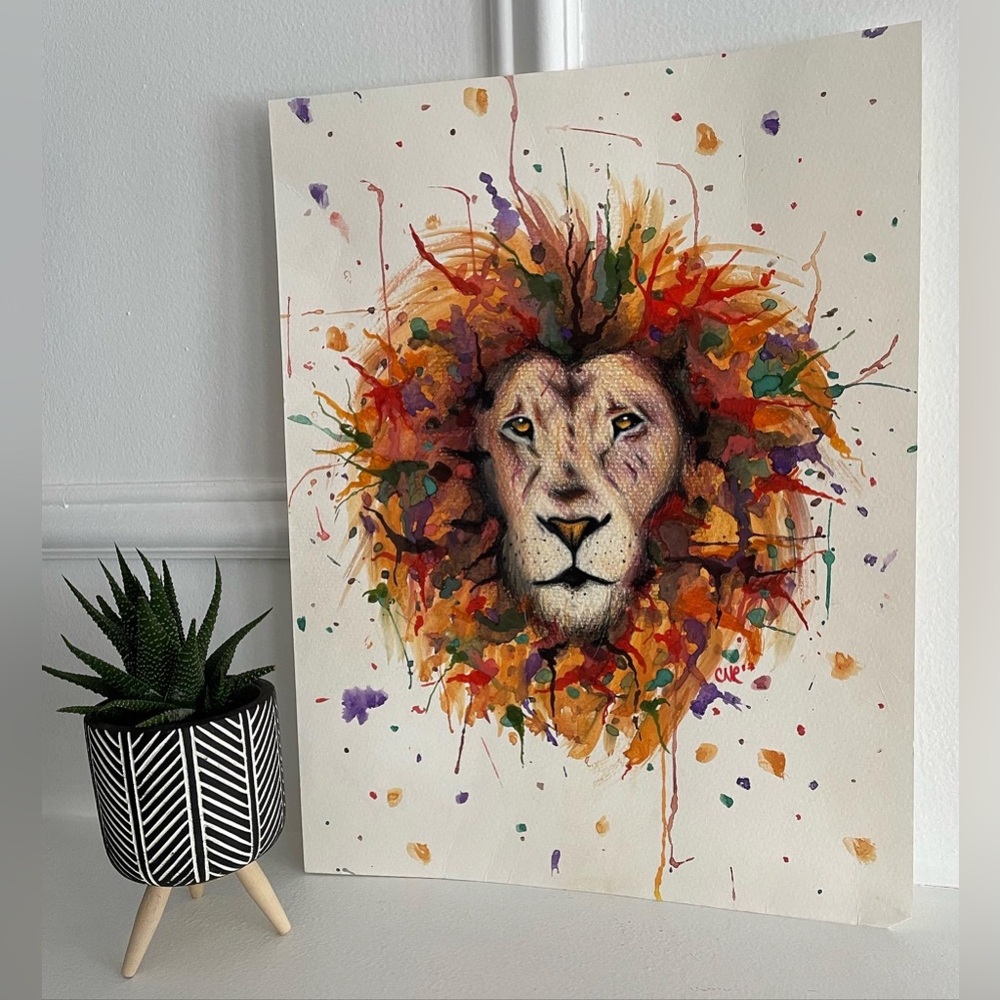 Handmade Mixed-Media Print